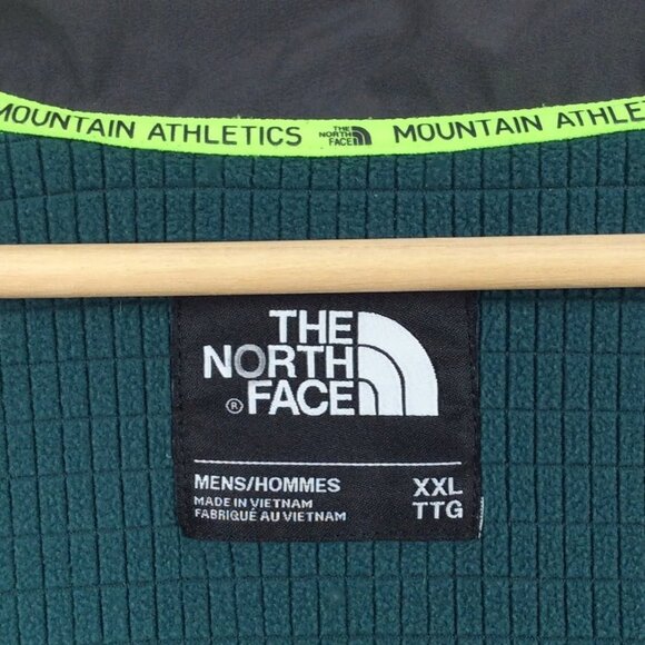 The North Face Ampere Grid Jacket Mens Size XXL Full Zip Thermal Fleece Lined - Picture 6 of 7